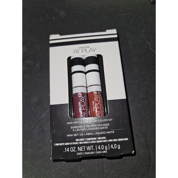 Mary Kay At Play Mini Matte Liquid Lip Color‎ Kit Berry Stron And Red Alert New - Picture 1 of 1